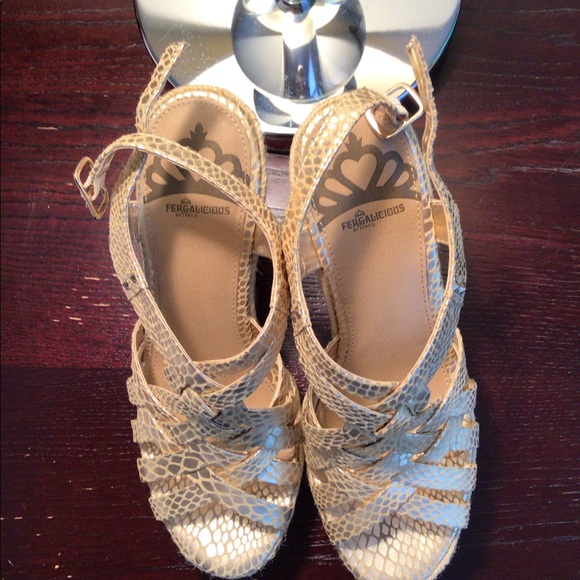 Fergalicious Wedges Size 6! - Picture 9 of 9